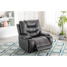 Mustang Manual Reclining Chair - Dark Grey 